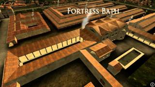 Animation of ancient Roman Fort in Caerleon Wales [upl. by Brie]