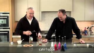 How to make a frappé coffee using an aerolatte milk frother [upl. by Davy]