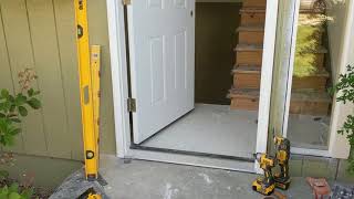 Jeld Wen Front Door Installation  Really crappy products and craftsmanship PART 1 [upl. by Barnard476]