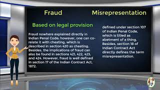 What is Difference Between Fraud amp Misrepresentation [upl. by Anirbes]