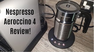 Nespresso Aeroccino 4 Milk Frother Review  Worth upgrading from the Aeroccino 3 [upl. by Persse939]