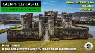 Caerphilly Castle  The Largest in Wales 2nd in Britain [upl. by Sadnalor]