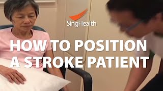 How To Position A Stroke Patient [upl. by Yme627]