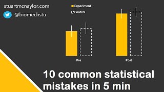 Ten Statistical Mistakes in 5 Min [upl. by Rolandson]