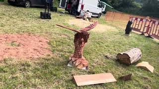 A fabulous range of wooden sculpture at Caerleon festival 2024 [upl. by Perrine]