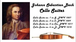 Johann Sebastian Bach  Cello suites in 432 Hz great for reading or studying [upl. by Adelbert]