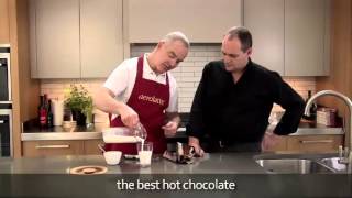 How to make a hot chocolate using an aerolatte milk frother [upl. by Aiket]