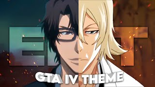 Aizen x Urahara  GTA IV Theme Edit [upl. by Ekoorb40]